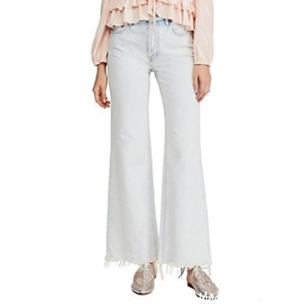 NWT We The Free People high rise flare cutoffs